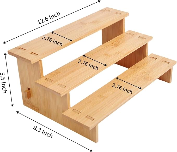 JinDoWin 3 Tiered Spice Rack Organizer - Image 6