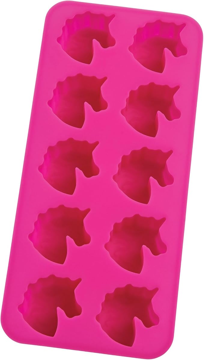 HIC Kitchen Silicone Unicorns Ice Cube Tray, Makes 10 Unicorns by HIC