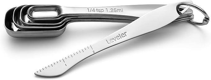 Spring Chef Stainless Steel Measuring Spoons Set of 6 - Image 9