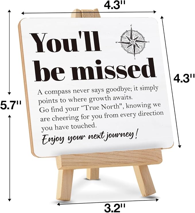 Farewell Gifts for Coworkers, Nautical Decor, Goodbye Going Away Gifts for - Image 2