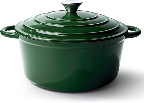 4.5 Quart Dutch Oven Pot with Lid, Non Stick Enameled Cast Iron Dutch Oven by Fijinhom
