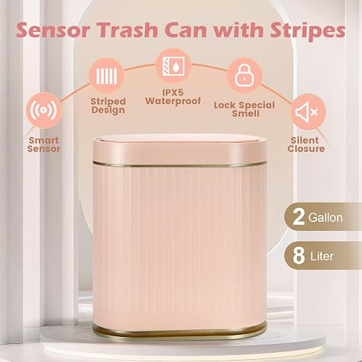 SYNCVIBE Bathroom Sensor Trash Can - Image 5