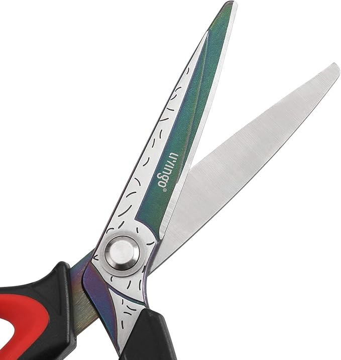 LIVINGO 10" Multipurpose Heavy Duty Scissors, Premium Titanium Coating Forged - Image 3