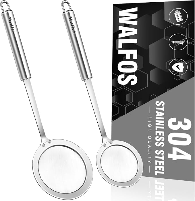 Walfos Fat Skimmer Spoon, 304 Stainless Steel Fat skimmer by Walfos
