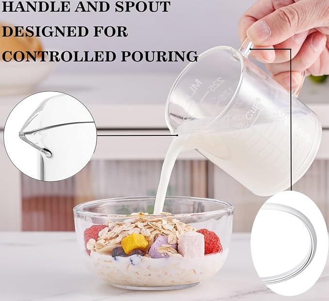Ackers Etched Graduated Glass Measuring Cup - Image 3