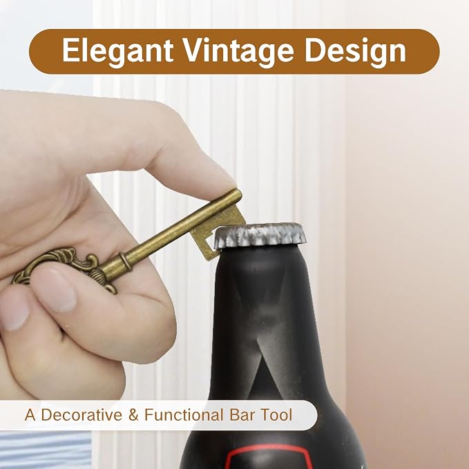 Vintage Key Bottle Opener for Bar Antique Style Beer Wine Openers Traditional - Image 6