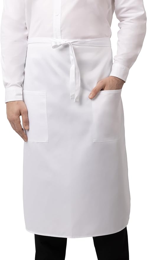 Chef Works Unisex Two Pocket Bistro Apron by ChefWorks