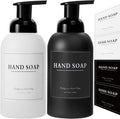 rejomiik 2 Pack Foaming Soap Dispenser Thick Glass Foam Hand Soap Dispenser by rejomiik
