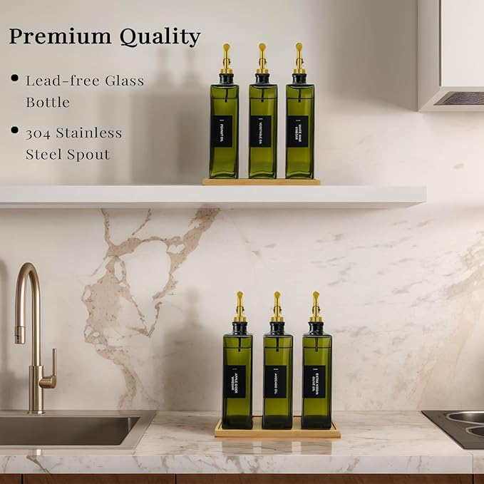 Olive Oil Dispenser Bottle for Kitchen - Image 4