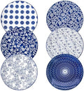 10.5 Inch Ceramic Dinner Plates Set of 6