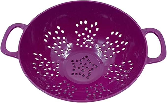 Heavy Duty 6 Inch Food Colander, Large Capacity Vegetable Strainer by couponhub