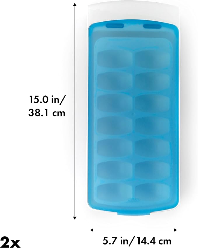 OXO Good Grips 2-Pack No-Spill Ice Cube Tray - Image 2