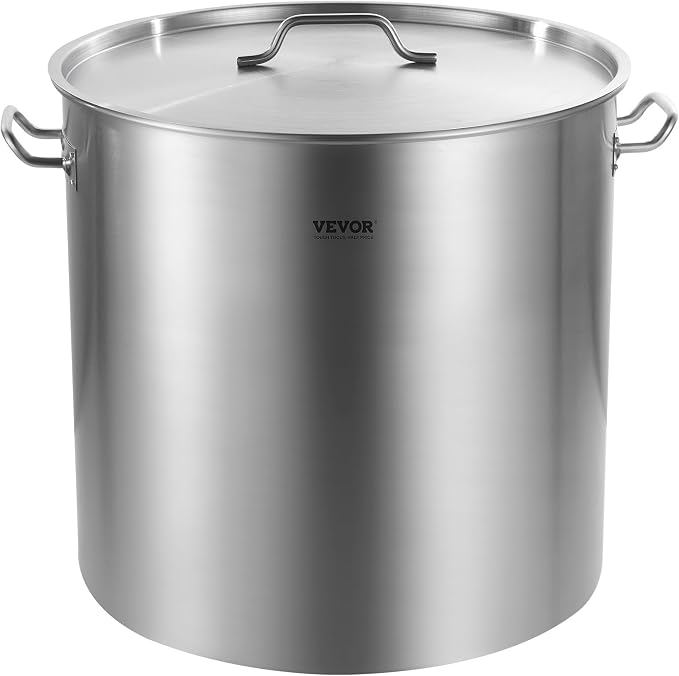 VEVOR Stainless Steel Stockpot, 100 Quart Large Cooking Pots, Cookware Sauce Pot - Image 12