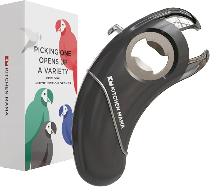 Kitchen Mama Epic One Multifunction Opener: Magnetic Bottle Opener, Beer Soda by KitchenMama