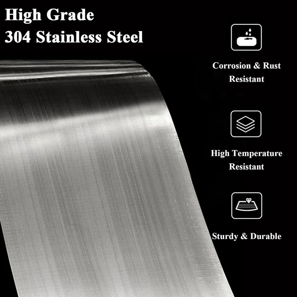 Splatter Guard for Stove 2 Pack 2-Sided Foldable Stainless Steel Oil