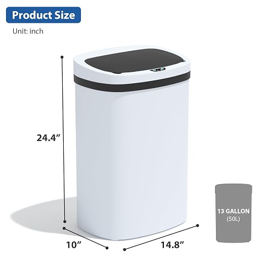 13 Gallon/50 L Kitchen Trash Can - Image 6