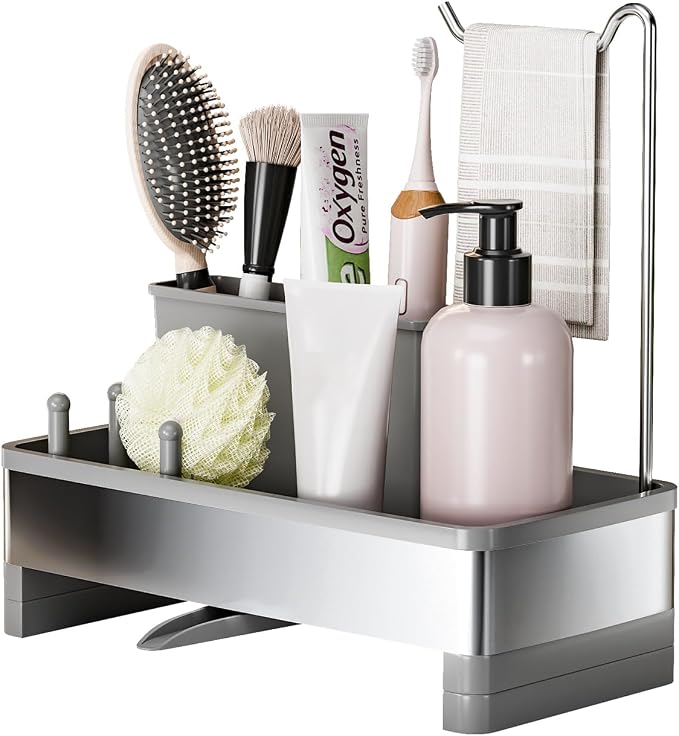 Ewaiira Stainless Steel Sink Caddy, Sponge Holder - Image 8