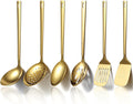 Evanda Gold Kitchen Utensils Set 6pcs, Titanium Plating Stainless Steel Cooking by Evanda