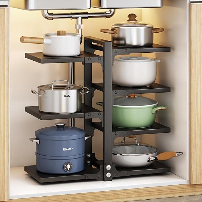 adjustable Pot and Pan Organizer - Image 7