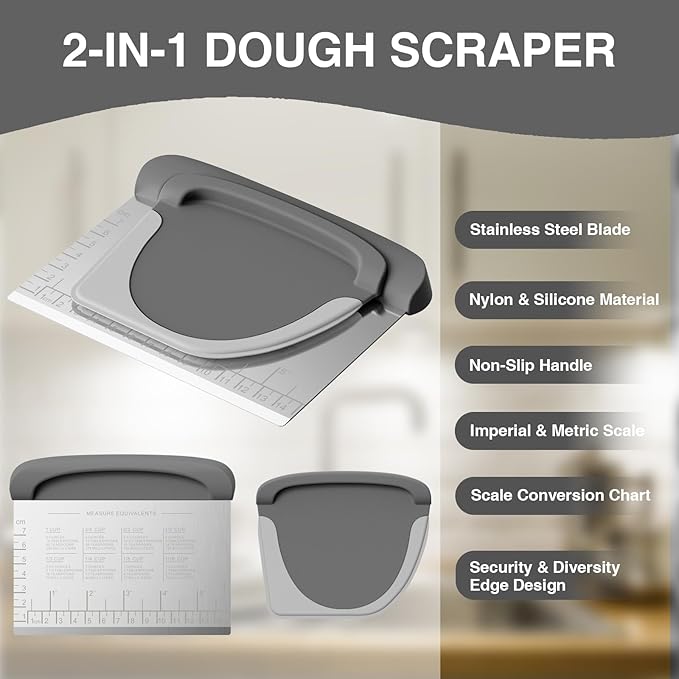 Bench Scraper Dough Cutter Tool - Image 2