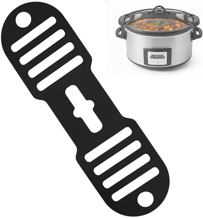 Silicone Lid Lock Strap for Crockpot Slow Cooker by Rxuiael