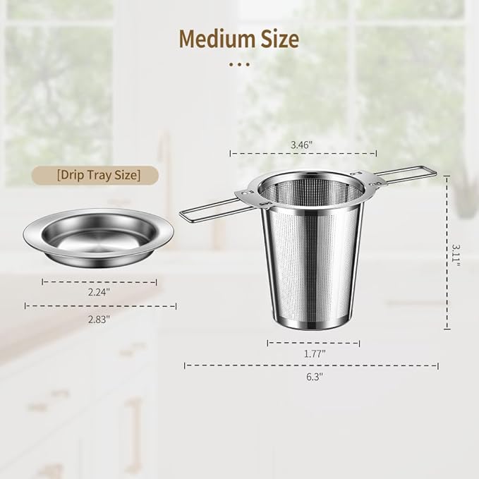 1Pack Long-Handled Tea Strainer - Image 5