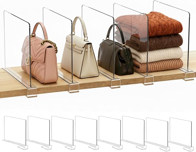 SortNStore Shelf Dividers Purse Organizer by SortNStore