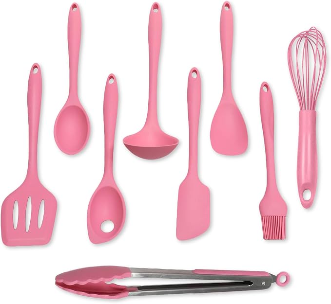 Chef Craft - Premium Silicone Kitchen Tools and Utensils Set, Non-Scratch by ChefCraft