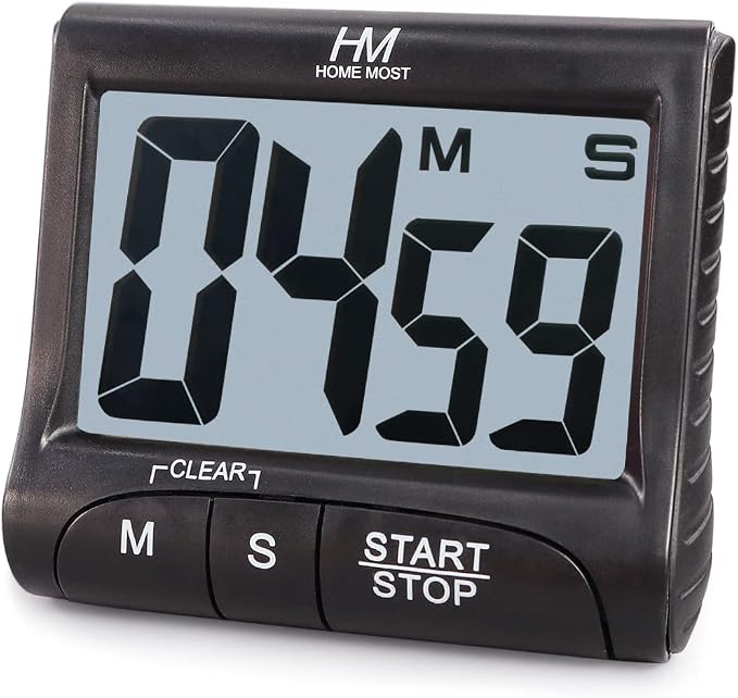 3" Large Display Kitchen Timer by HomeMost