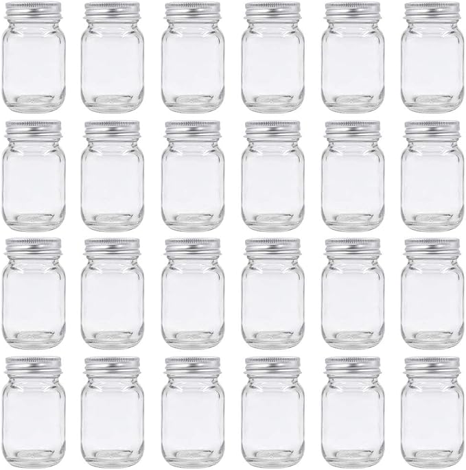 U Pack 2oz Mason Jar with Silver Lid by Unknown