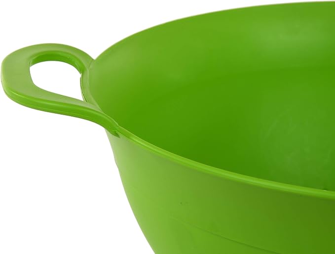 Mintra Home Plastic Strainer Colanders Set: 3, 3.5 and 5 Quart Double Strong - Image 4