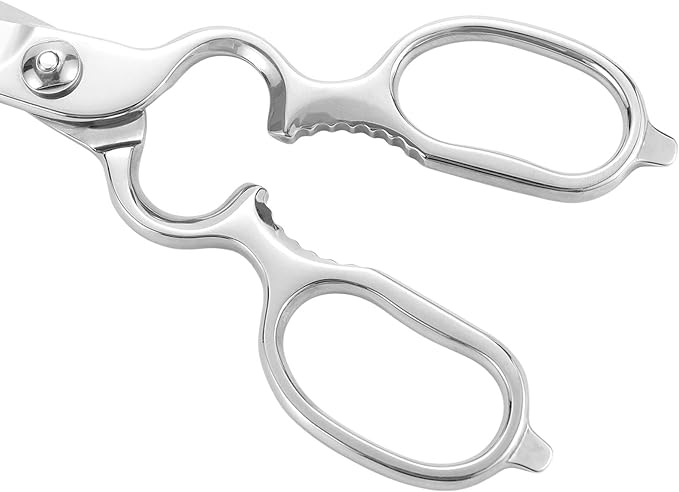 LIVINGO Kitchen Forged Shears Heavy Duty Come Apart Ultra Sharp Multi-function - Image 5
