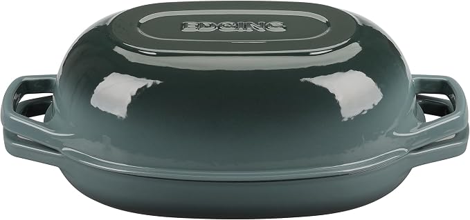 EDGING CASTING Enameled Cast Iron Oval Dutch Oven Pot - Image 4
