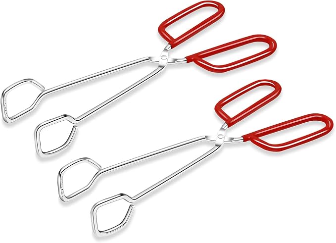 Hiash 10-Inch Heavy Duty Stainless Steel Kitchen Tongs by Hiash