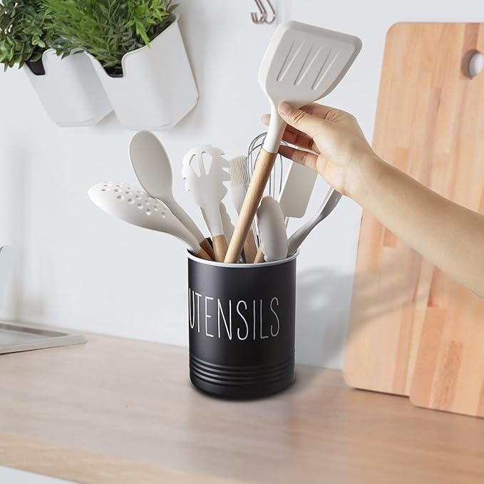 Kitchen Utensil Holder, 6.7" Utensil Holder - Image 7