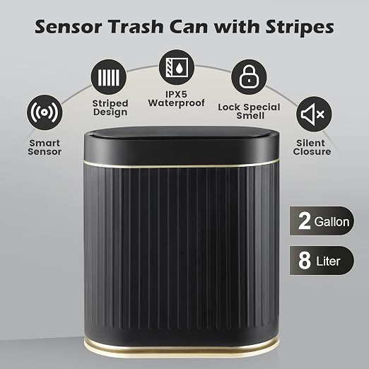 SYNCVIBE Bathroom Sensor Trash Can - Image 4