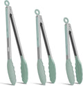 Kitchen Tongs, Stainless Steel Cooking Tongs by EEKEDO