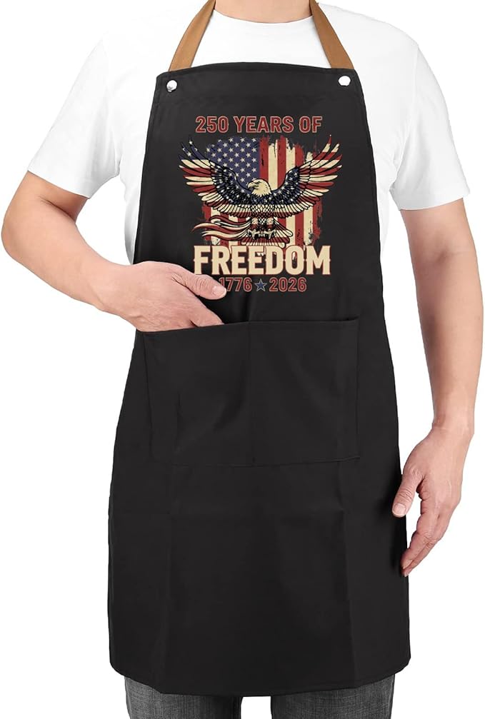 Us 250 Years Of Freedoms Apron - Image 2