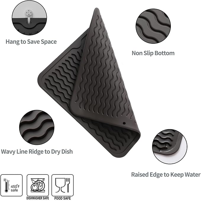 MicoYang Silicone Dish Drying Mat - Image 3