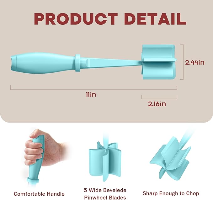 Meat Chopper, Upgrade Hamburger Smasher, Premium Heat Resistant Meat Masher - Image 2