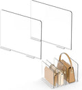 SortNStore Bag Purse Organizer Accessories: 2-Dividers Plastic Clutch Dividers by SortNStore