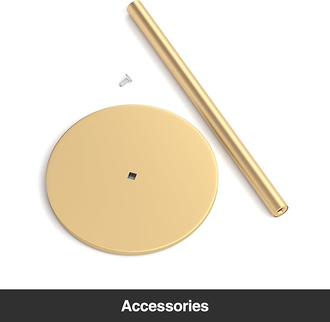 Gold Free-Standing Paper Towel Holder, Premium Stainless Steel Towel Holder - Image 6