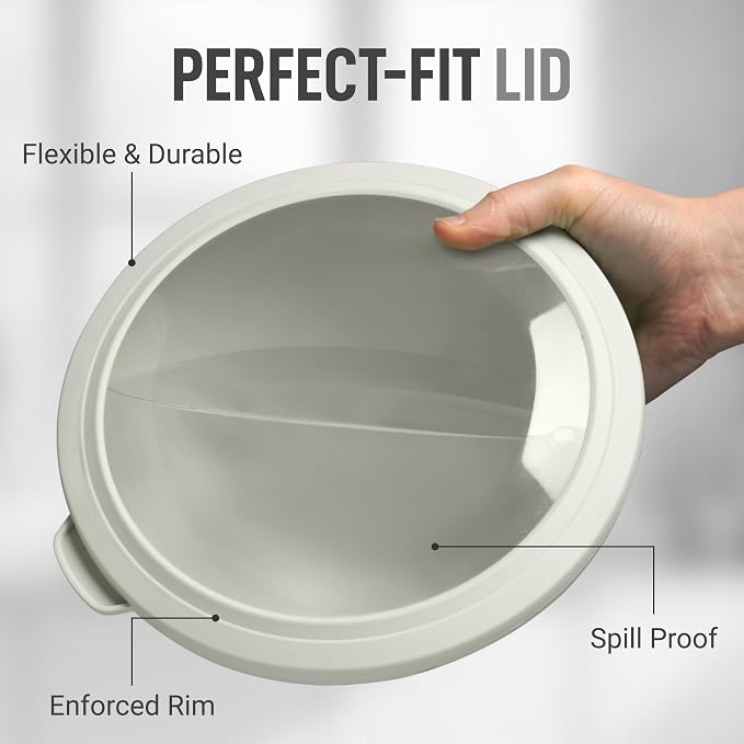 Zulay Kitchen 12 Piece Plastic Mixing Bowls - Image 5