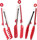Kitchen Tongs, 9 Inch Tongs for Cooking by TOWINGO