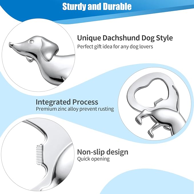 Dachshund Dog Bottle Opener Beer Opener, Dachshund Gifts Sausage Dog Gifts - Image 3