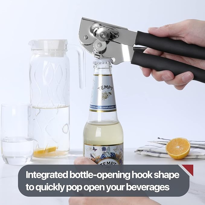 Commercial Can Opener, UHIYEE Hand Crank Can Opener Manual Heavy Duty - Image 6