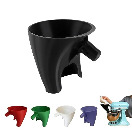 Flour Funnel for KitchenAid Mixer 5 Qt, Anti-Splash Attachment for Tilt-Head by LWOGDFlourFunnelforKitchenAidMixer