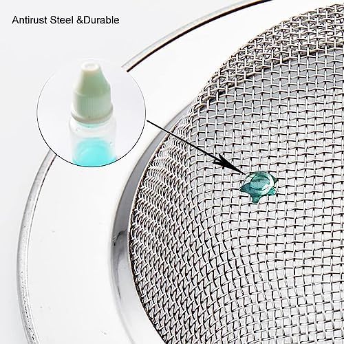 2-Pack Kitchen & Bathroom Sink Drain Strainers I 4.5 Inch Bathroom