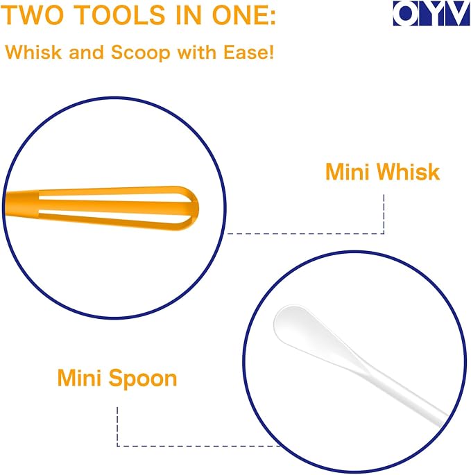 OYV multifunctional mini whisk, mini spoon, small whisks - Image 2