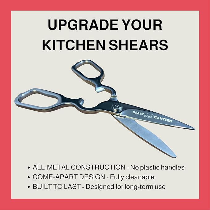 Heavy Duty Kitchen Scissors for Food — All Purpose Cooking Scissors, All - Image 9